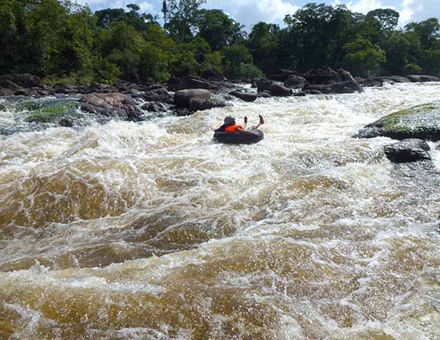 6 Dagen Gran Rio Sintiadam Expeditie (Suriname)