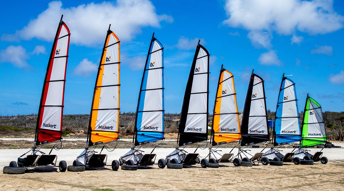 Kart doble de vela terrestre para niños (3 a 8 años (Bonaire)