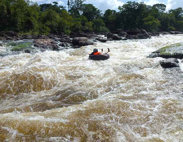 Expedición de 6 días al Gran Río Sintiadam (Surinam)