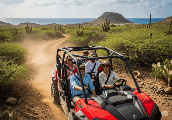 4 uur durende eilandtour met een 5-persoons UTV (Aruba)