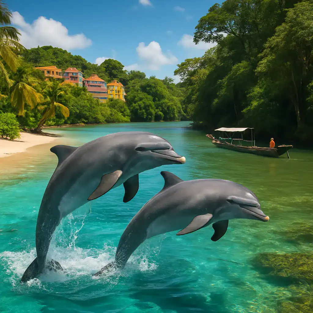 dolfijnen in suriname
