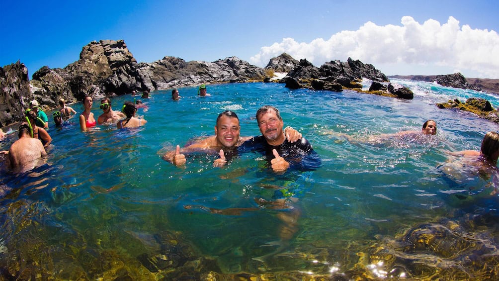 Natuurlijke Zwembaden en Indian Cave Safari met Jeep (Aruba)