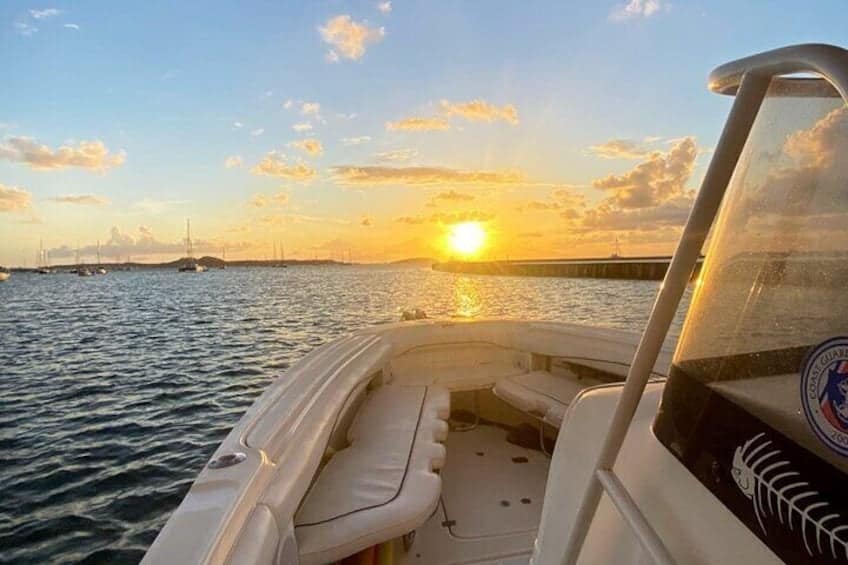 Zonsondergang in Sint Maarten (Sint Maarten)
