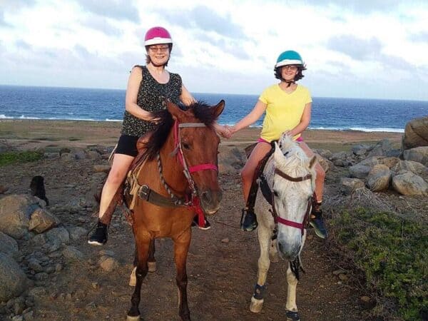 Paseo a caballo al atardecer en el Parque Nacional y en la playa (Aruba) - Imagen 4