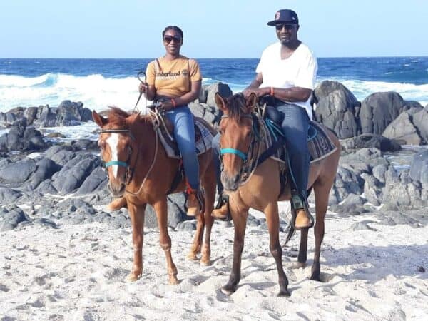 Paseo a caballo al atardecer en el Parque Nacional y en la playa (Aruba) - Imagen 2