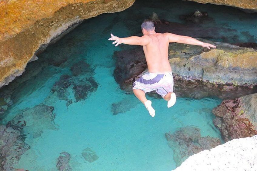 Natuurlijke zwembaden Safari Tour Noordkust (Aruba)