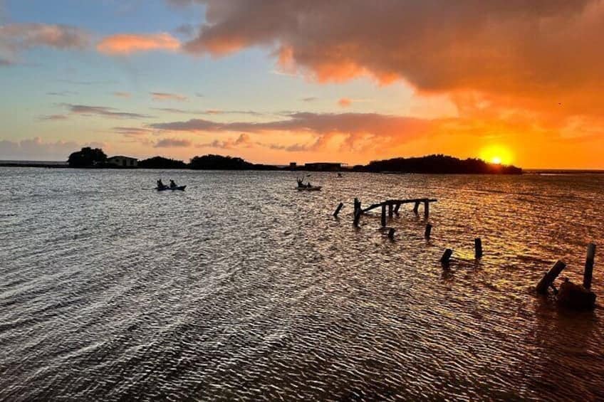Zonsondergang Kajak Tour op Zee Glas Eiland (Aruba) - Afbeelding 4