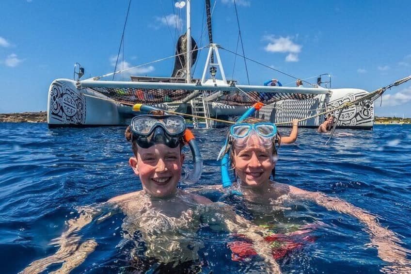 Volledige Dag Snorkel Hopping met Eten & Drinken (Curaçao)