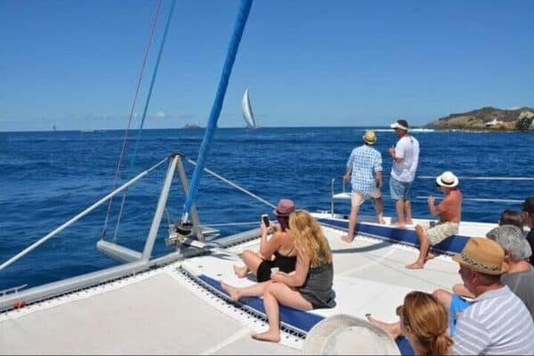 Zonsondergang Champagne Cruise in Sint-Maarten (Sint Maarten) - Afbeelding 4