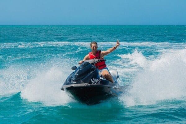 Single Jetski Waverunner at Eagle Beach (Aruba)