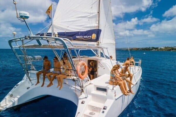 Aventura al atardecer en el catamarán (Bonaire) - Imagen 2