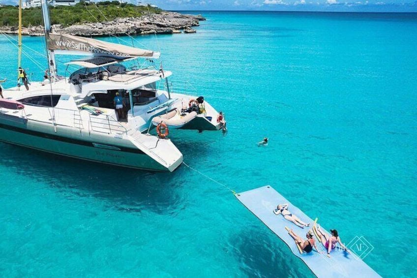 5 Uur Luxe Catamaran Dagtocht in Sint Maarten op De Phoenix (Sint Maarten)