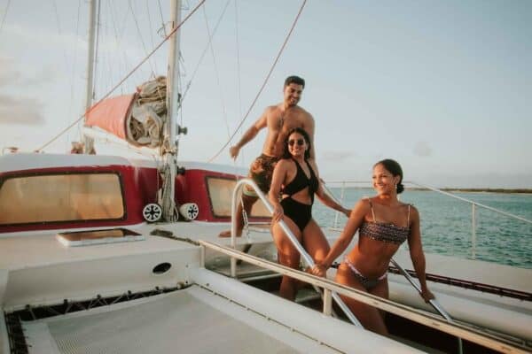 Zonsondergangcruise naar Boca Catalina met BBQ Diner (Aruba) - Afbeelding 4