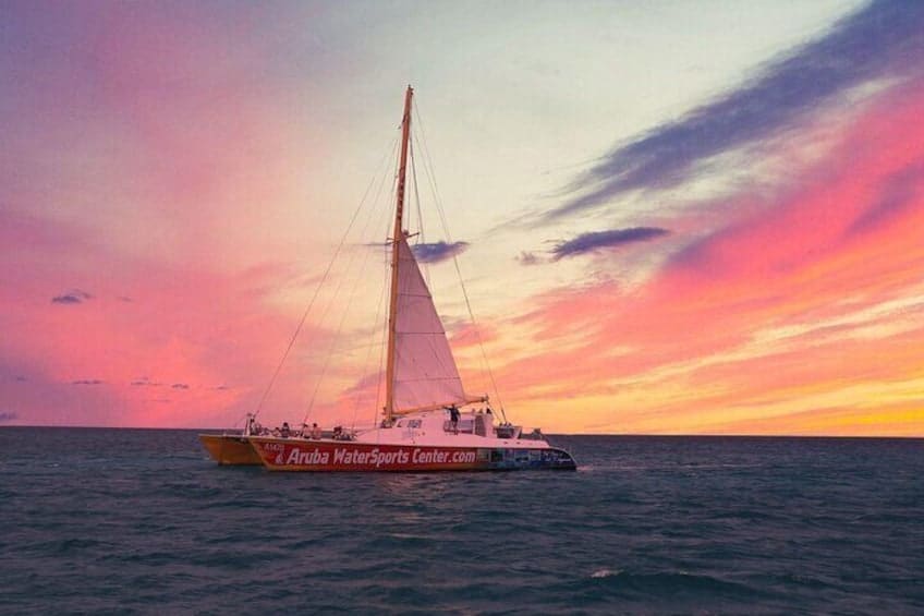 Sunset Sailing Tour - The Arusun Catamaran (Aruba)