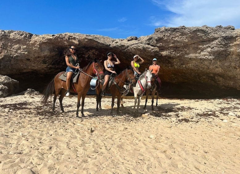 Paardrijtocht naar Wariruri Beach (Aruba)