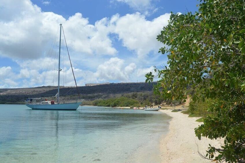 Privécharter: 4 uur BBQ en snorkelen in Fuik Bay (Curaçao)