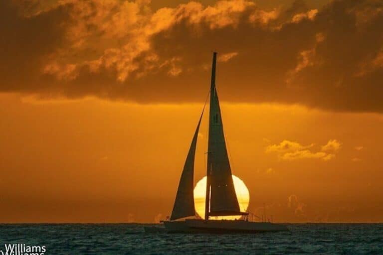 Zonsondergang Zeilervaring in St. Maarten (Sint Maarten)