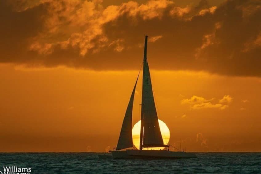 Zonsondergang Zeilervaring in St. Maarten (Sint Maarten)