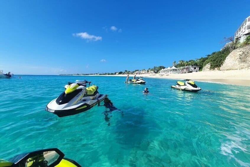 90 min Jet ski Tour Terre Basse (Sint Maarten)