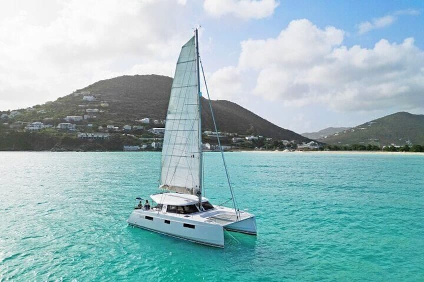 Knot at Work - Private Catamaran Tour on St Maarten - Full Day (St Maarten)