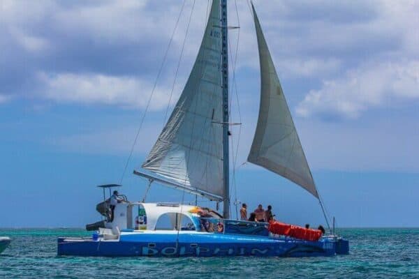 Privé Catamaran Avontuur met Touwbrug en Glijbaan (Aruba) - Afbeelding 5