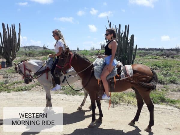 Paseo a caballo al atardecer en el Parque Nacional y en la playa (Aruba) - Imagen 5