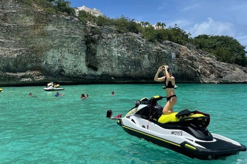 2 Uur Privé Jetski Tour met Gratis Passagier (Sint Maarten)