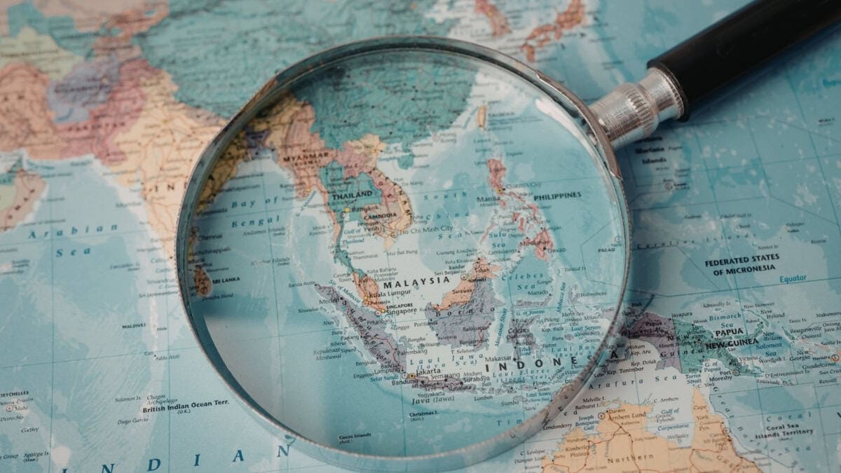 Aruba op wereldkaart