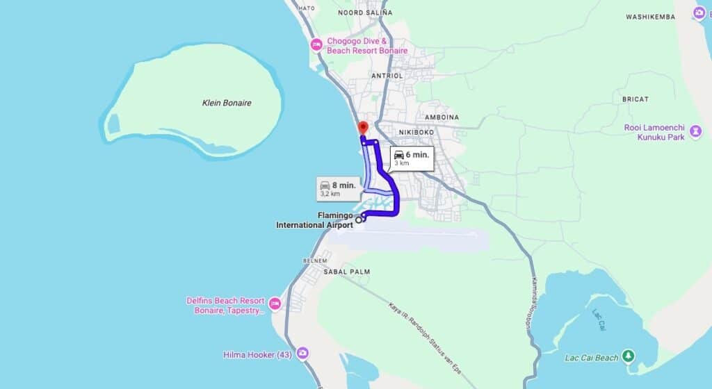 Transferencia al aeropuerto Bonaire, aeropuerto Kralendijk